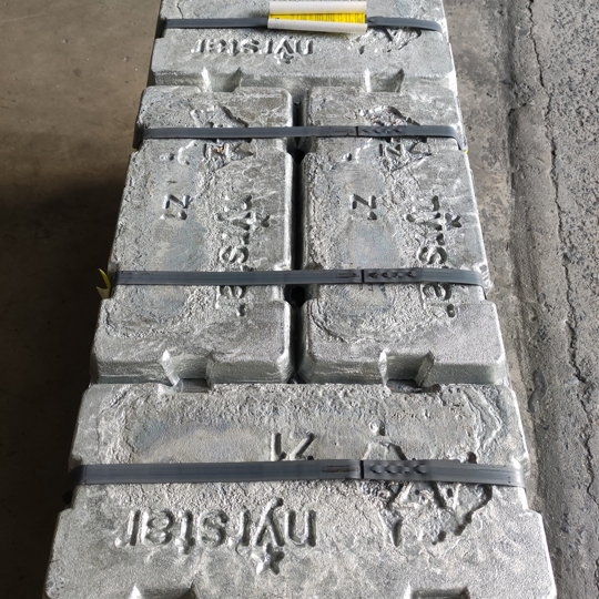 Kẽm thỏi nguyên chất AZ SHG - 99.995% 